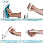 Instructions pour poser le Support de douche Manea Taille S